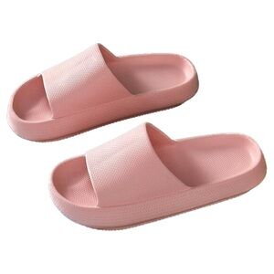 Pink Sizes 5.5-9 Cushion Foam Single Band Sandals Pool Shower Shoes